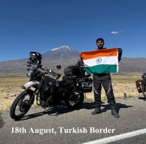 Yogesh Alekari Mumbai To London Bike Ride